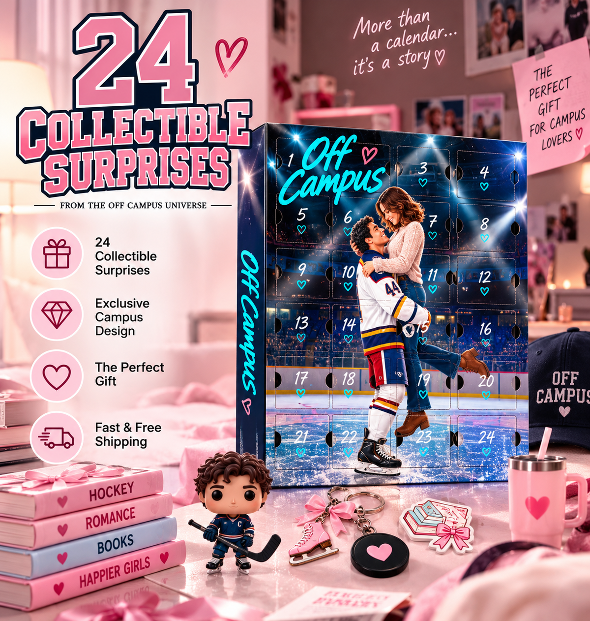 Overtime Hearts Hockey Romance Advent Calendar